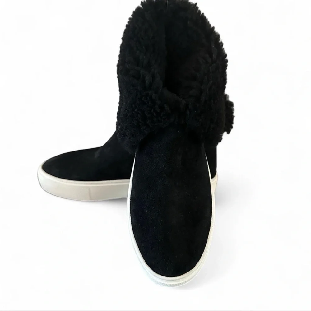 UGG Black Suede Lynus Winter Boots